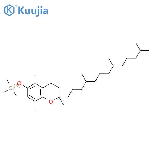 Tocopherol-beta-tms-derivative (high mass adjustment=0 %) structure