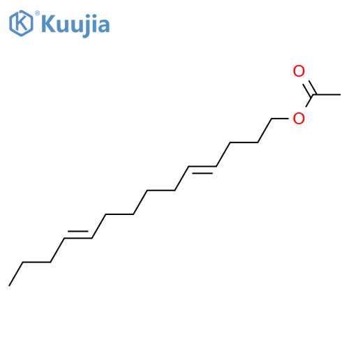(4E,10Z)-Tetradecadienyl Acetate structure