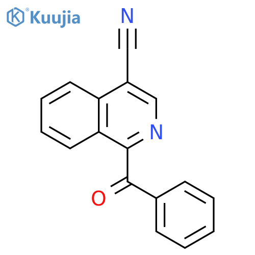 4-Isoquinolinecarbonitrile, 1-benzoyl- structure