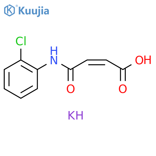 2-Butenoic acid, 4-[(2-chlorophenyl)amino]-4-oxo-, monopotassium salt, (Z)- (9CI) structure