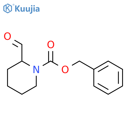1-Cbz-piperidine-2-aldehyde structure