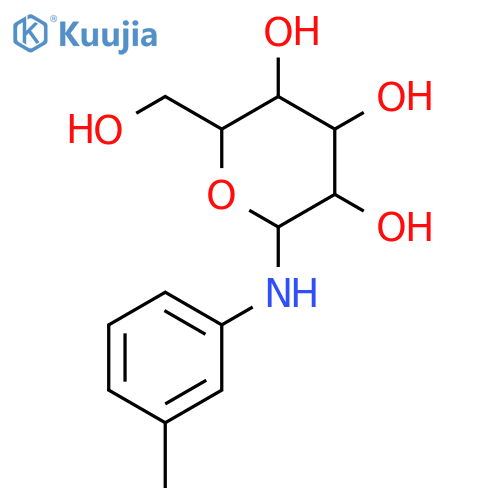 D-Glucopyranosylamine,N-(3-methylphenyl)- structure