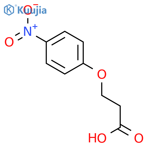 3-(4-Nitrophenoxy)propionic acid structure