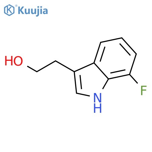 2-(7-Fluoro-1H-indol-3-yl)ethan-1-ol structure