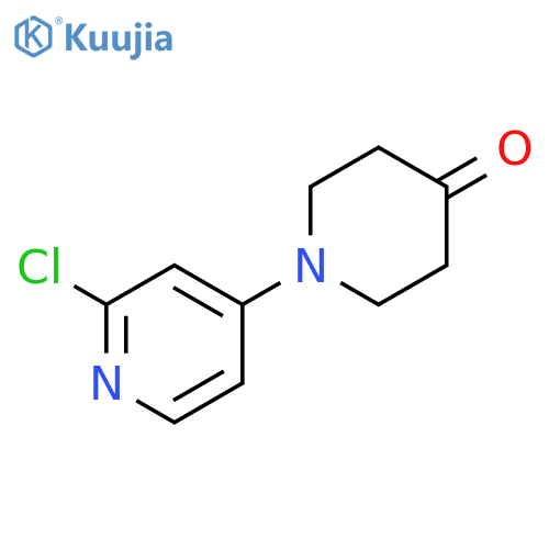 4-Piperidinone, 1-(2-chloro-4-pyridinyl)- structure