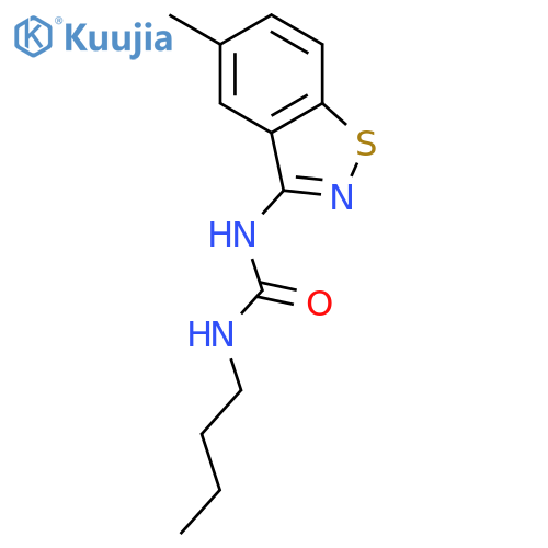 Urea,N-butyl-N'-(5-methyl-1,2-benzisothiazol-3-yl)- structure