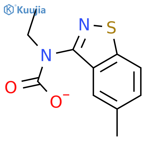 Carbamic acid,(5-methyl-1,2-benzisothiazol-3-yl)-, ethyl ester (9CI) structure