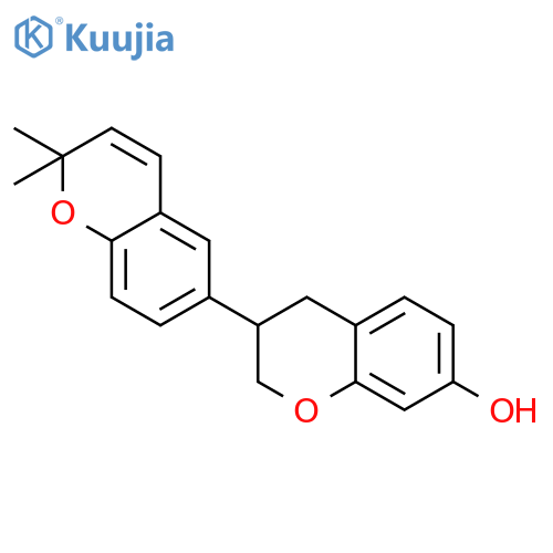 [3,6'-Bi-2H-1-benzopyran]-7-ol, 3,4-dihydro-2',2'-dimethyl- structure