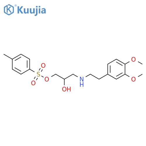 1,2-Propanediol, 3-[[2-(3,4-dimethoxyphenyl)ethyl]amino]-, 1-(4-methylbenzenesulfonate) structure