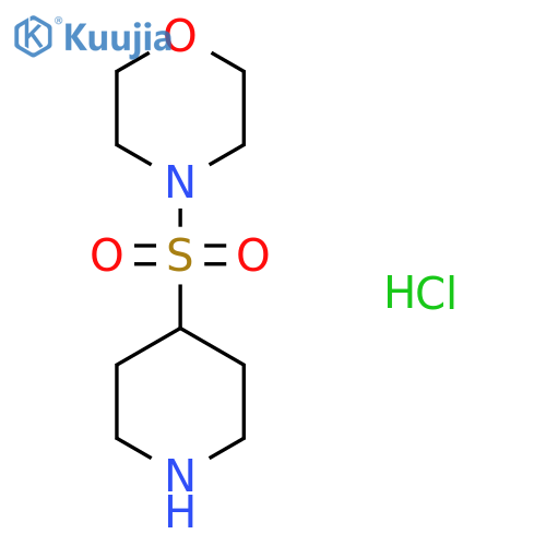 4-(Piperidin-4-ylsulfonyl)morpholine hydrochloride structure