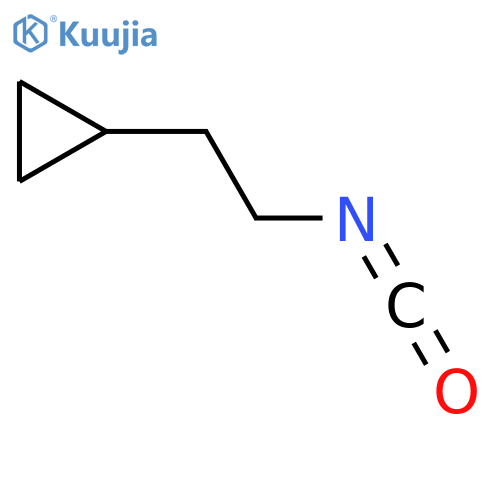 (2-isocyanatoethyl)cyclopropane structure