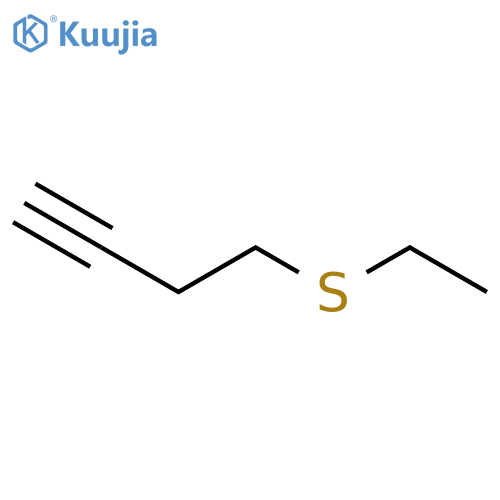 4-(ethylsulfanyl)but-1-yne structure