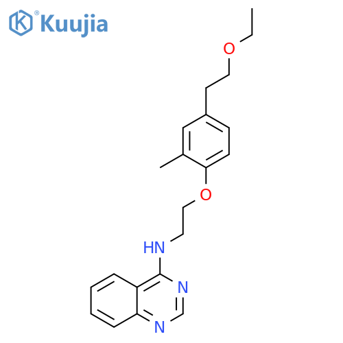 4-Quinazolinamine, N-[2-[4-(2-ethoxyethyl)-2-methylphenoxy]ethyl]- structure