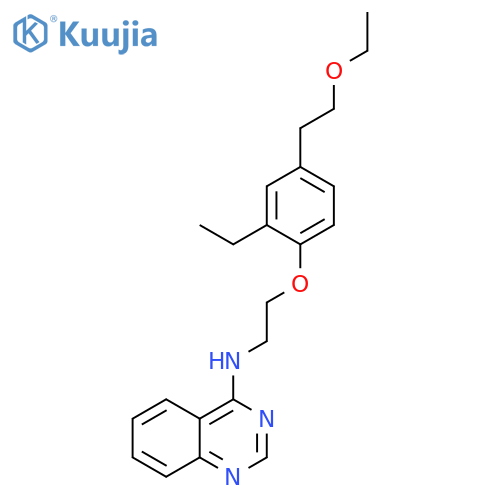 4-Quinazolinamine, N-[2-[4-(2-ethoxyethyl)-2-ethylphenoxy]ethyl]- structure