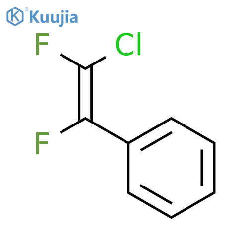 (2-chloro-1,2-difluoroethenyl)benzene structure