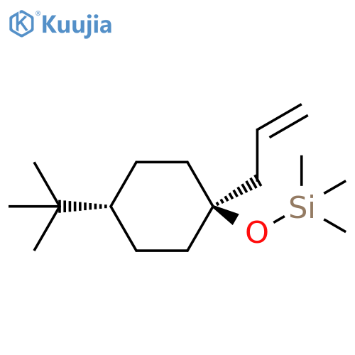 Silane, [[4-(1,1-dimethylethyl)-1-(2-propenyl)cyclohexyl]oxy]trimethyl-,trans- structure