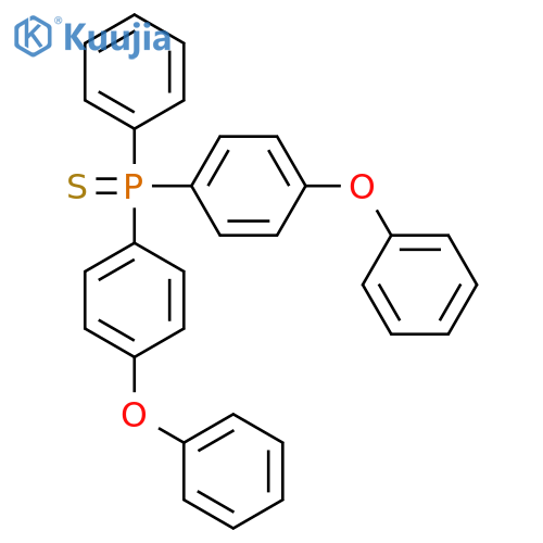 Phosphine sulfide, bis(4-phenoxyphenyl)phenyl- structure