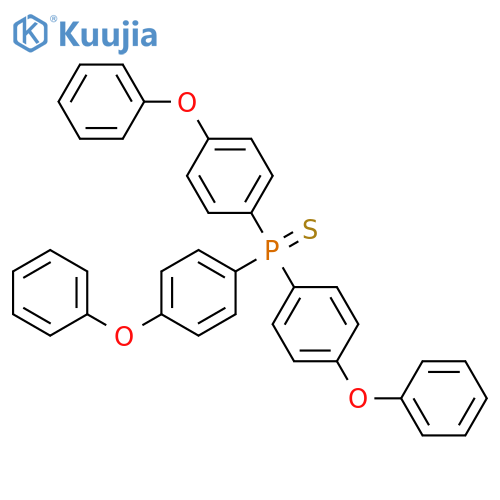 Phosphine sulfide, tris(4-phenoxyphenyl)- structure