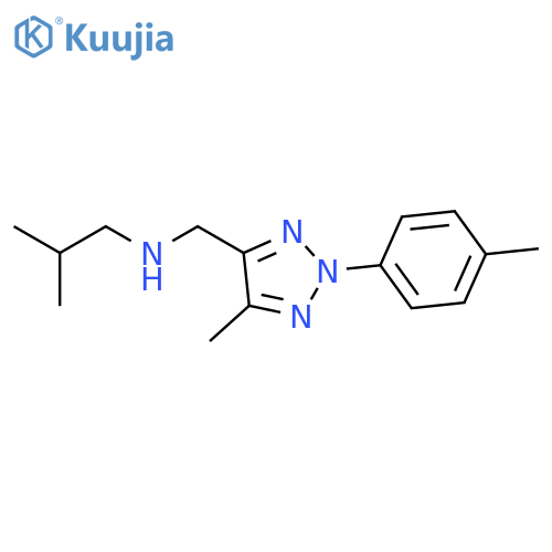 2H-1,2,3-Triazole-4-methanamine, 5-methyl-2-(4-methylphenyl)-N-(2-methylpropyl)- structure