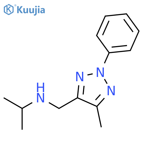 2H-1,2,3-Triazole-4-methanamine, 5-methyl-N-(1-methylethyl)-2-phenyl- structure