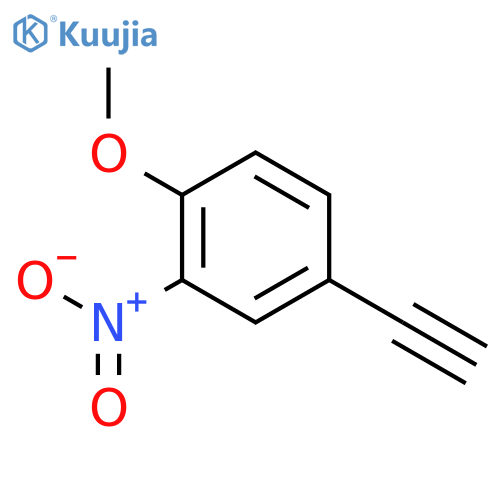 4-ethynyl-1-methoxy-2-nitrobenzene structure