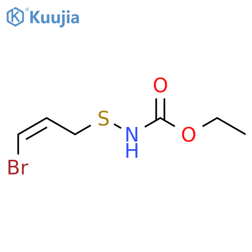 Carbamic acid, [(3-bromo-2-propenyl)thio]-, ethyl ester, (Z)- (9CI) structure