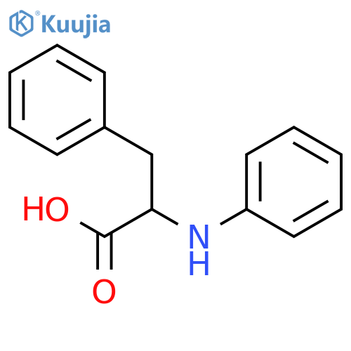 (2R)-3-phenyl-2-(phenylamino)propanoic acid structure