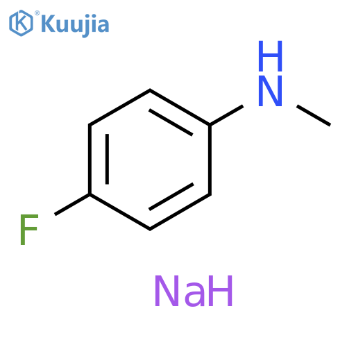 Benzenamine, 4-fluoro-N-methyl-, sodium salt (9CI) structure