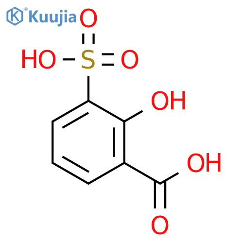 Benzoic acid, 2-hydroxysulfo- structure