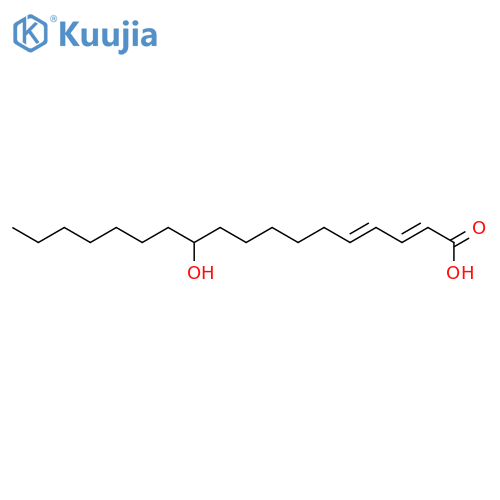 Octadecadienoic acid, 11-hydroxy- structure