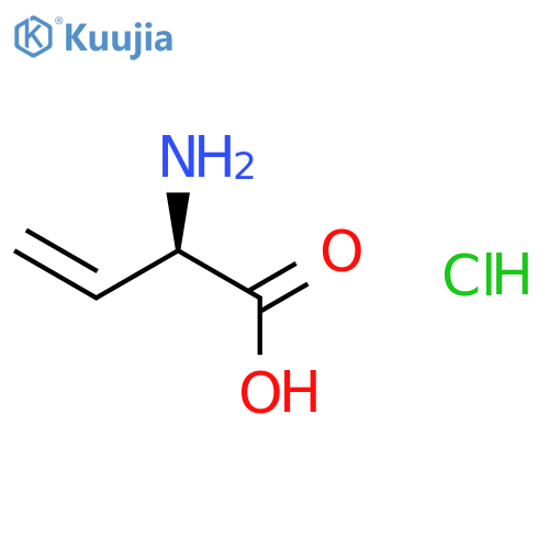 (R)-2-Aminobut-3-enoic acid hydrochloride structure