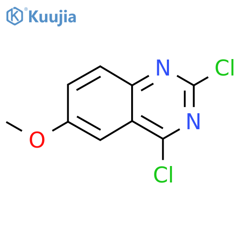2,4-Dichloro-6-methoxyquinazoline structure