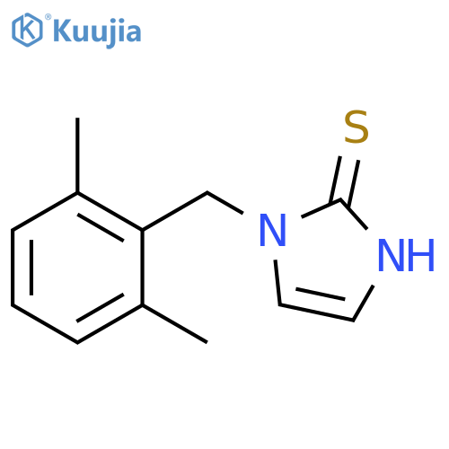 2H-Imidazole-2-thione, 1-[(2,6-dimethylphenyl)methyl]-1,3-dihydro- structure