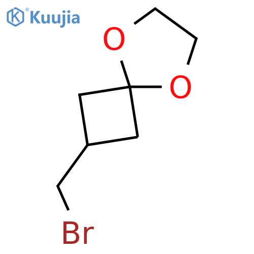 2-(bromomethyl)-5,8-dioxaspiro[3.4]octane structure