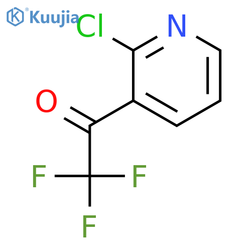 1-(2-chloropyridin-3-yl)-2,2,2-trifluoroethan-1-one structure