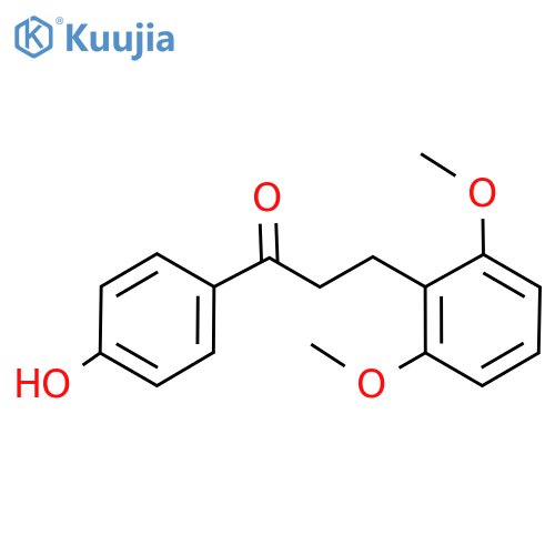 4'-Hydroxy-2,6-dimethoxydihydrochalcone structure