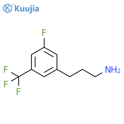 3-3-fluoro-5-(trifluoromethyl)phenylpropan-1-amine structure
