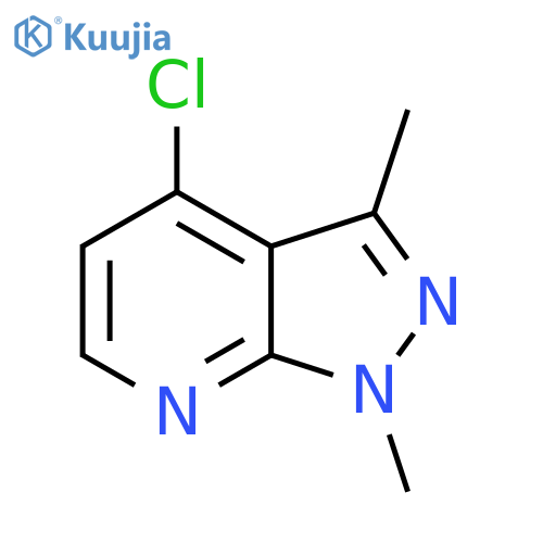 4-chloro-1,3-dimethyl-1H-pyrazolo[3,4-b]pyridine structure