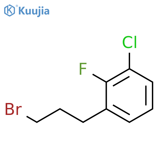 Benzene, 1-(3-bromopropyl)-3-chloro-2-fluoro- structure