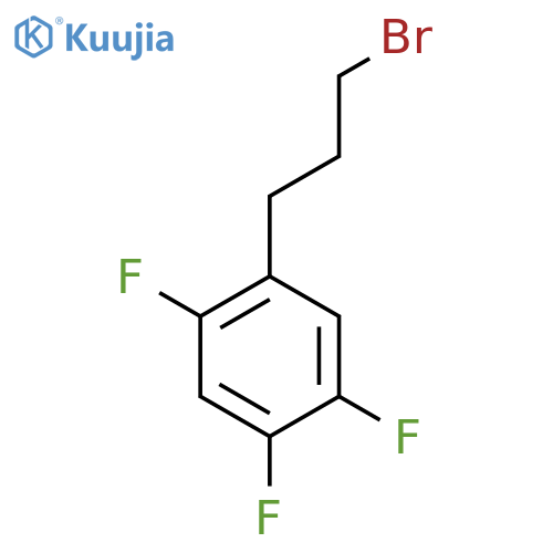 1-(3-bromopropyl)-2,4,5-trifluorobenzene structure