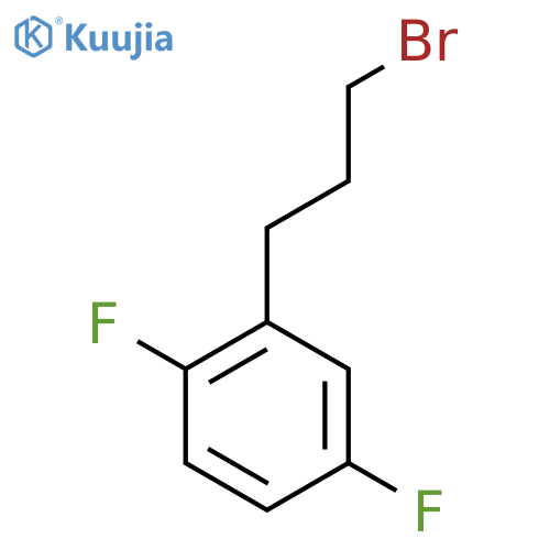2-(3-Bromopropyl)-1,4-difluorobenzene structure