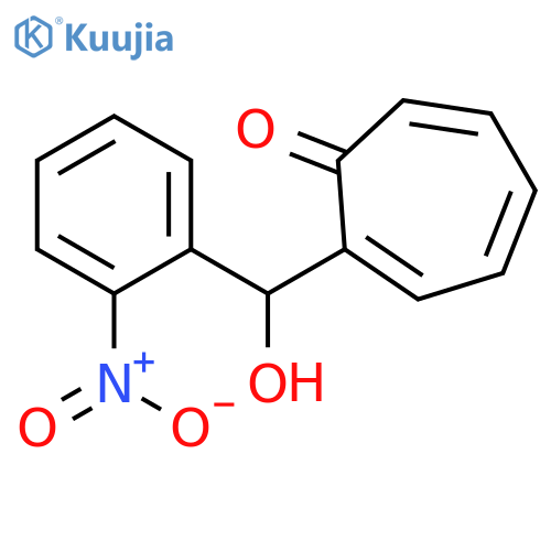 2,4,6-Cycloheptatrien-1-one, 2-[hydroxy(2-nitrophenyl)methyl]- structure