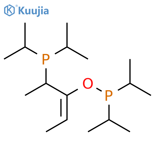Phosphinous acid, bis(1-methylethyl)-, 1-[1-[bis(1-methylethyl)phosphino]ethyl]-1-propenyl ester, (E)- (9CI) structure