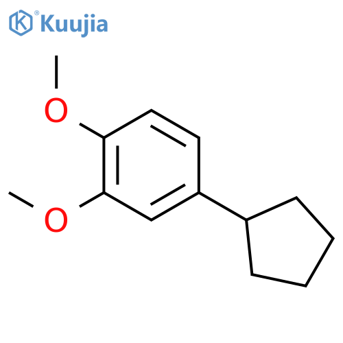 Benzene, 4-cyclopentyl-1,2-dimethoxy- structure