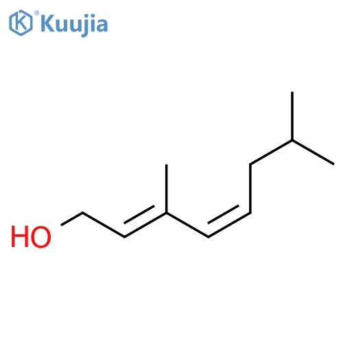 2,4-Octadien-1-ol, 3,7-dimethyl-, (E,Z)- structure