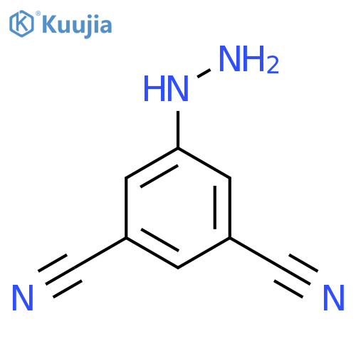 3,5-Dicyanophenylhydrazine structure