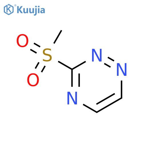 3-methanesulfonyl-1,2,4-triazine structure