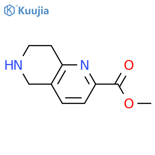 Methyl 5,6,7,8-Tetrahydro-1,6-Naphthyridine-2-Carboxylate(WX141173) structure