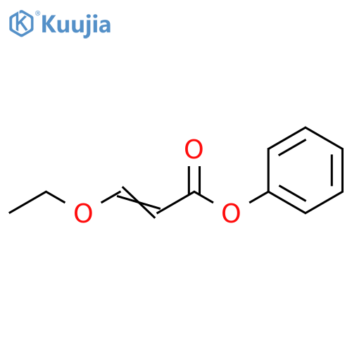 2-Propenoic acid, 3-ethoxy-, phenyl ester structure