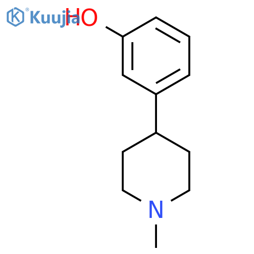 3-(1-methyl-4-piperidinyl)phenol structure